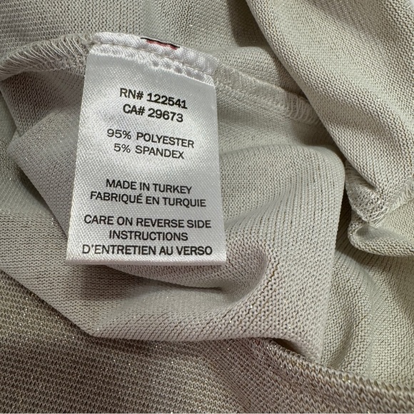 ISLE by Melis Kozan Ace Top Cyclone Metallic Layered Blouse NWT Size Small - Picture 7 of 8